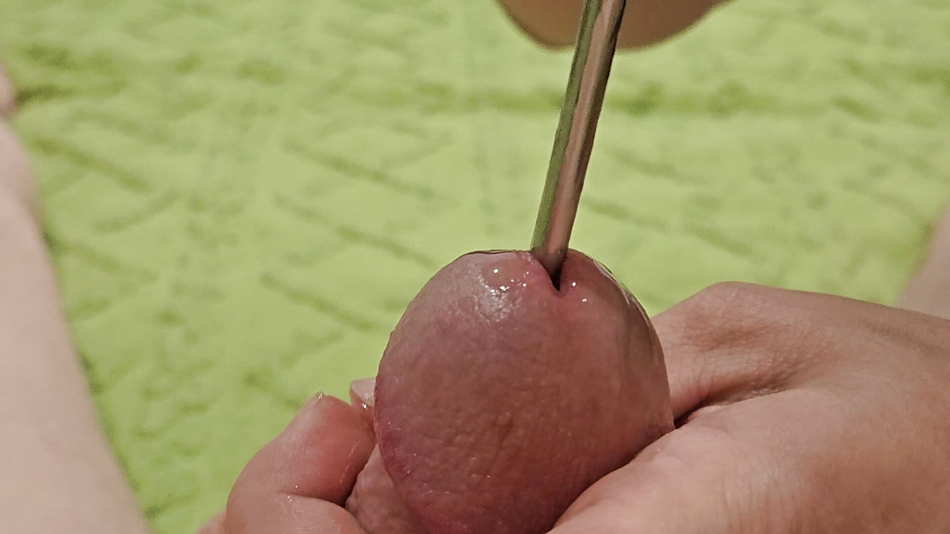 Cum fountain, pain and pleasure  with Uretra sounding