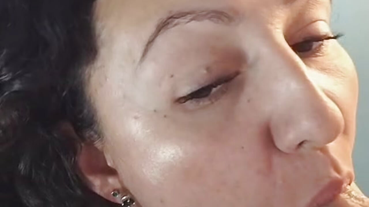 sucking a little