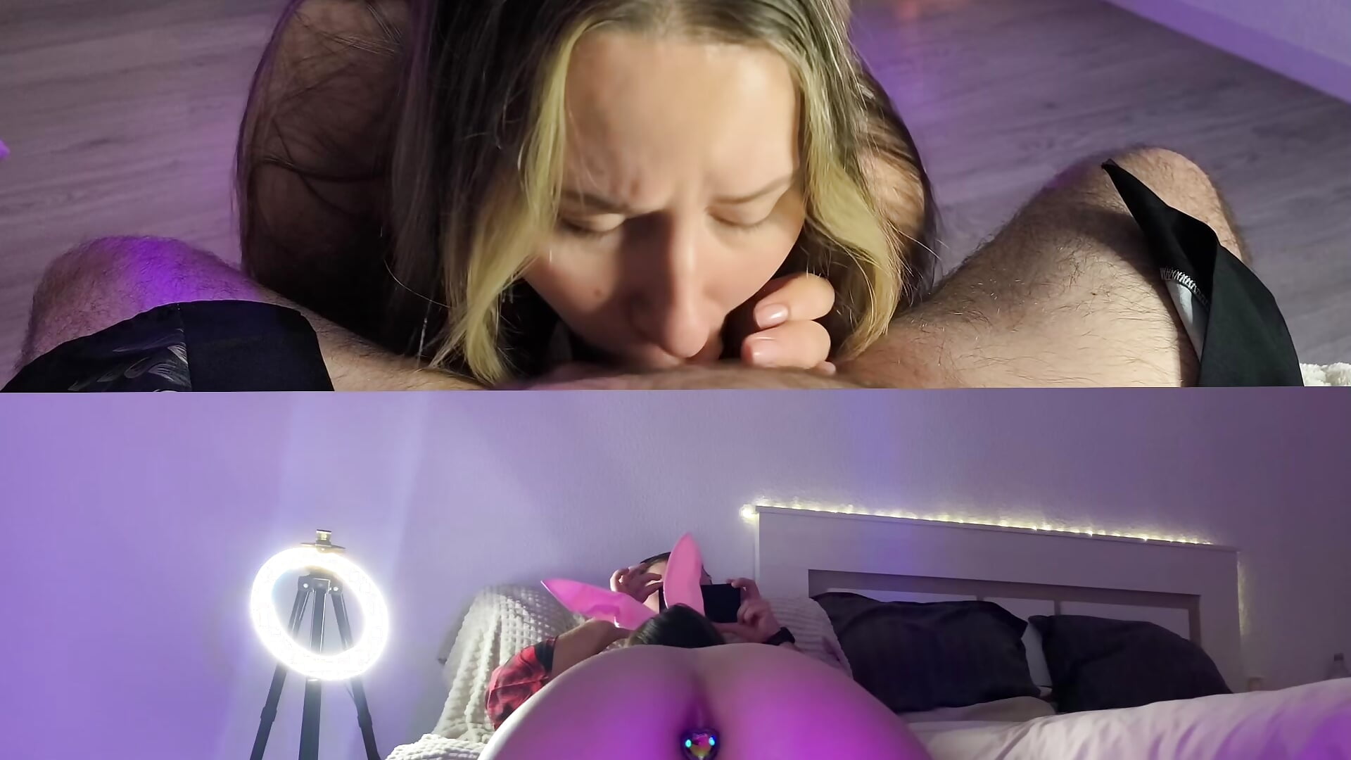 Sperm on hair🫦 full video in profile 💋 - video by Mona_Plus cam model