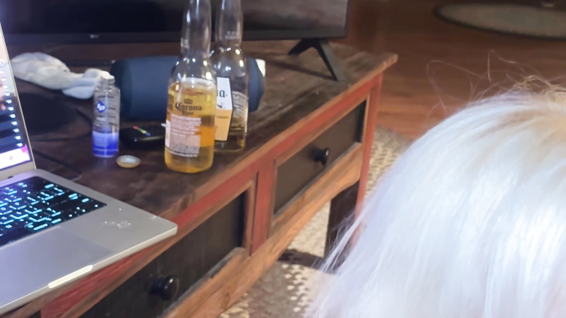 orgasm while he fucks my mouth SLOPPY BLOW JOB - video oleh model kamera sinfulblonde1