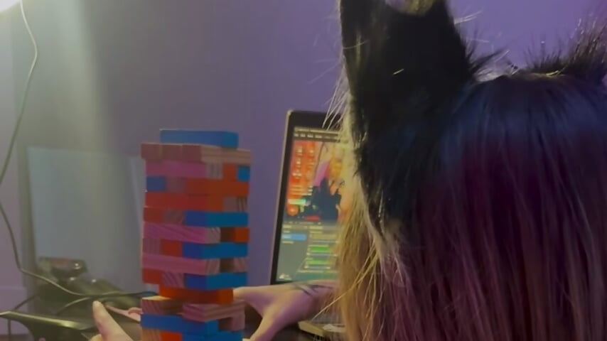 Lexi’s party stream trick - video by Afterdarkcuties cam model