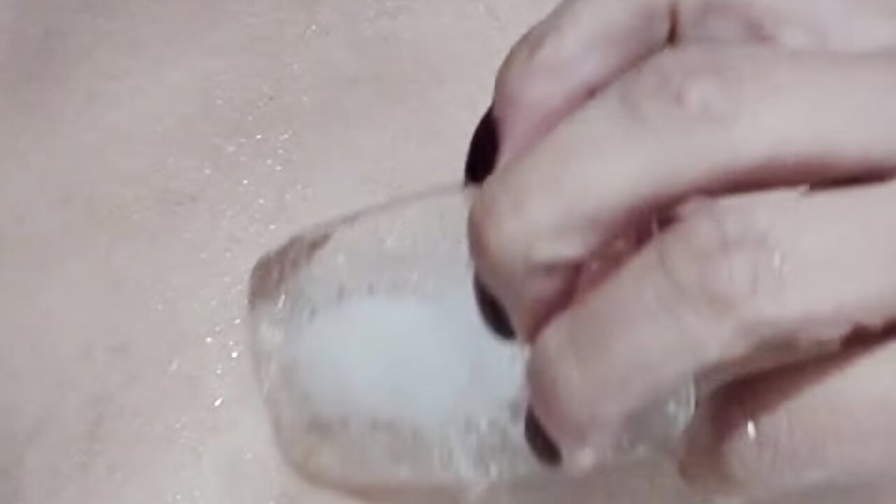 Ice ice ice on tits tits tits 🧊🧊 - video by aitana_garcia_ cam model
