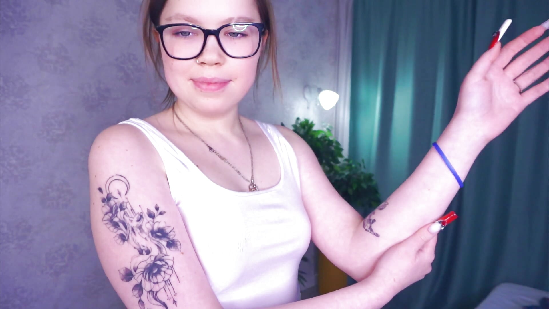 I'm showing off my cute tattoos, I want to get a couple more