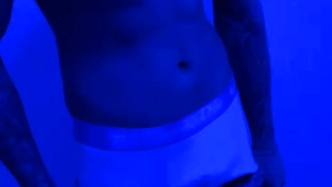 blue light flex - video by Zzedd cam model
