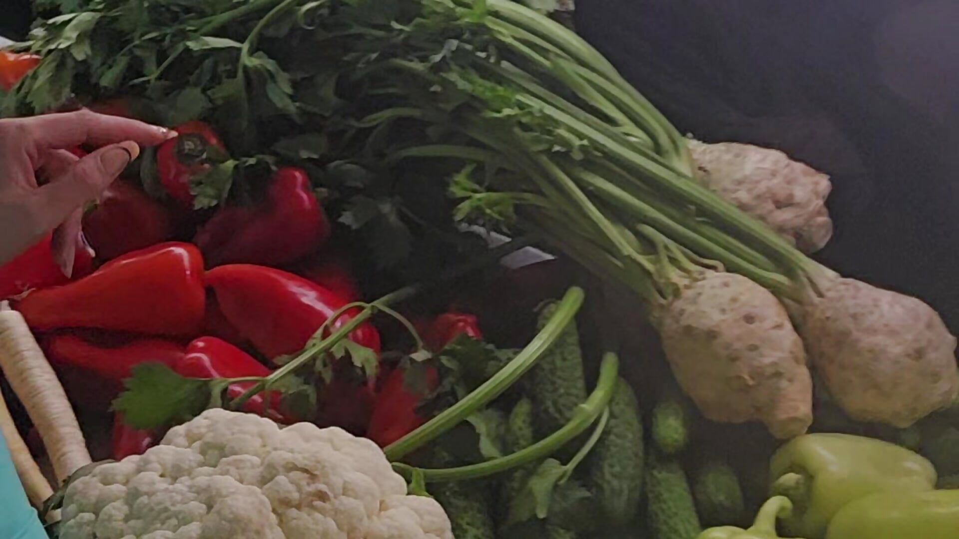 Preparing vegetables for winter - video by zoeylarkens cam model