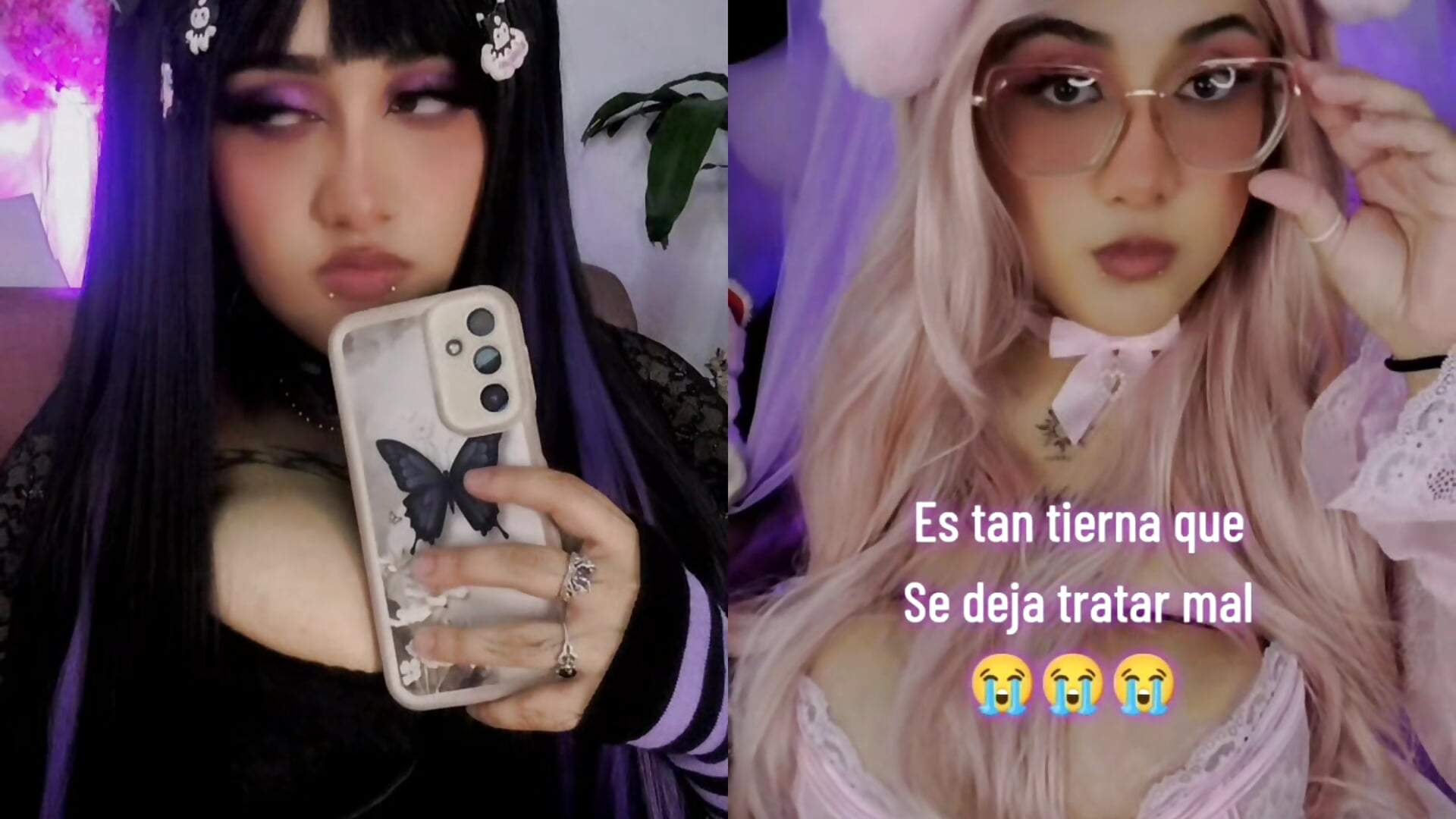 Kuromi y my melody 💜🩷 - video của người mẫu cam Mitsu_Kawii
