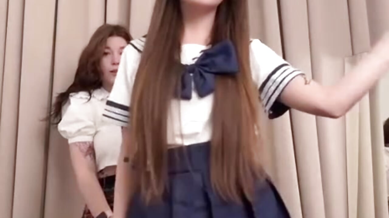 with friend 😋 - video by mmelicious cam model