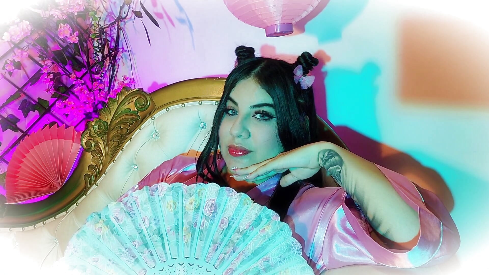 Flower charm: sensuality under cherry trees "🌸💖 - video by DANESKA_HILLER cam model