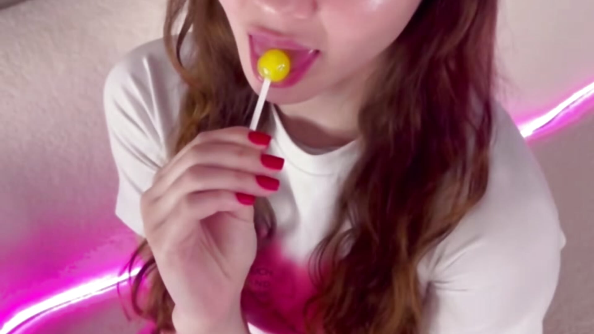 I really love sweet candies) - video by AmeliRoyse cam model
