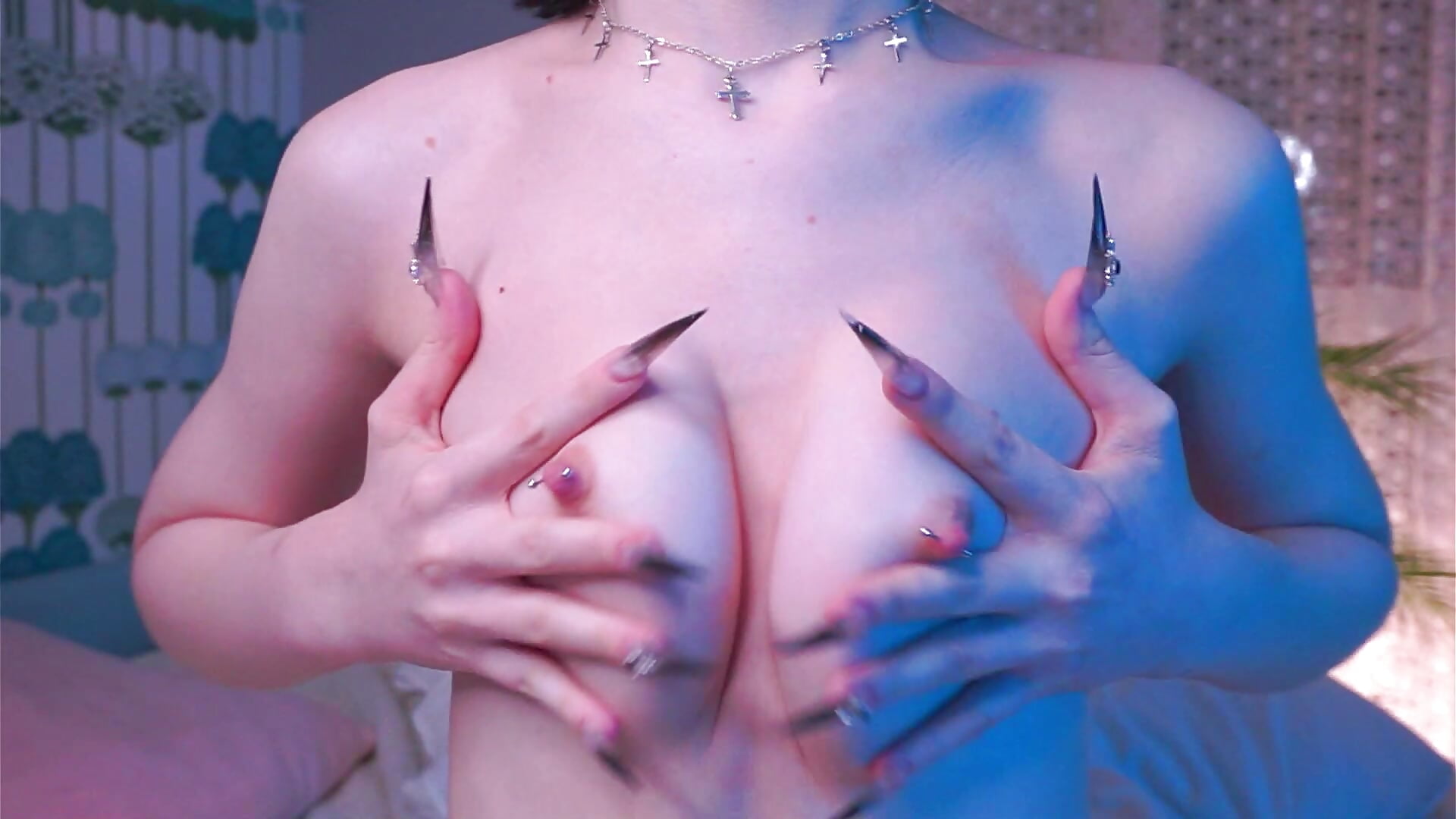 Sexy tits massage
