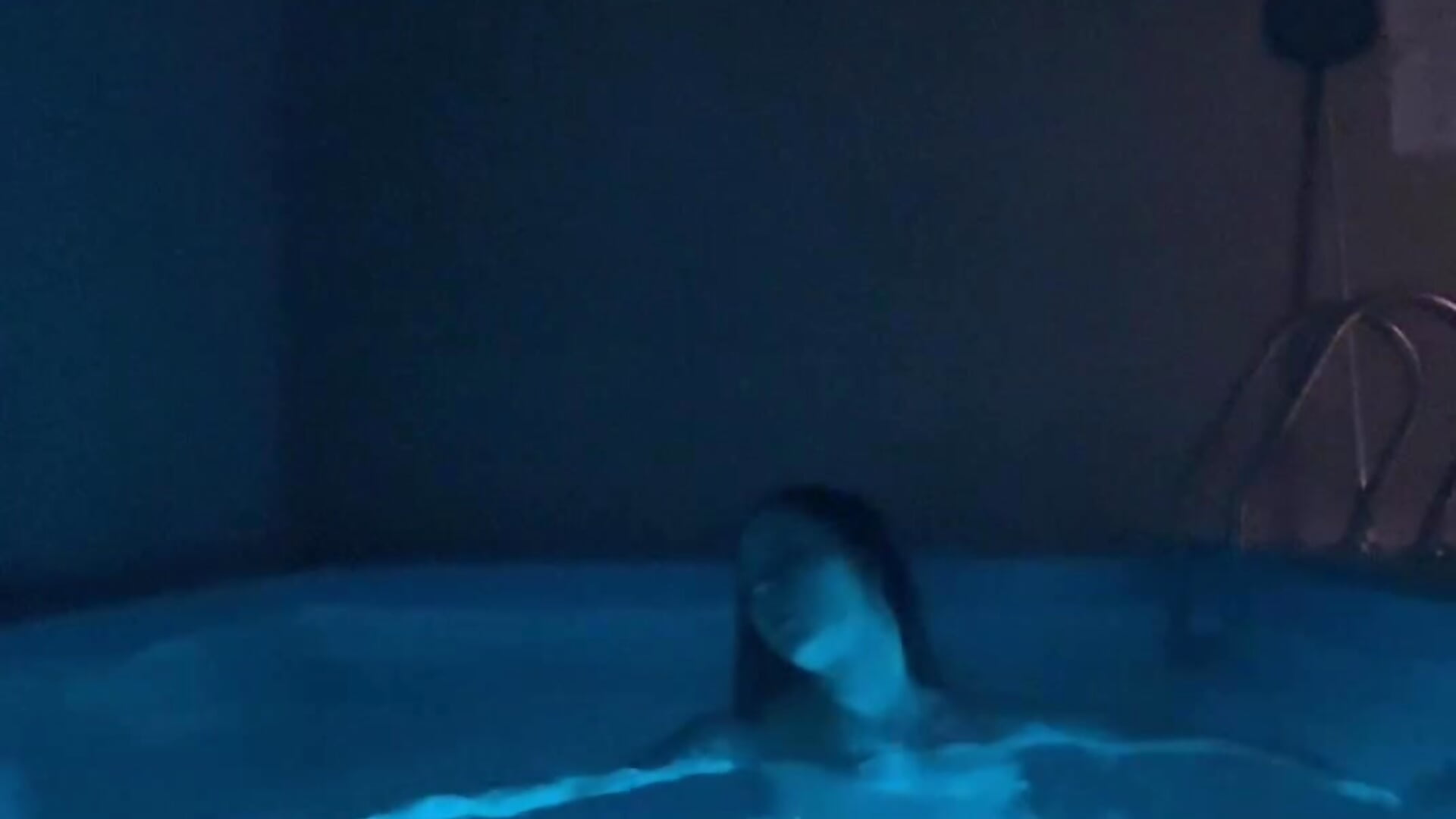 Sexy dancing in the pool