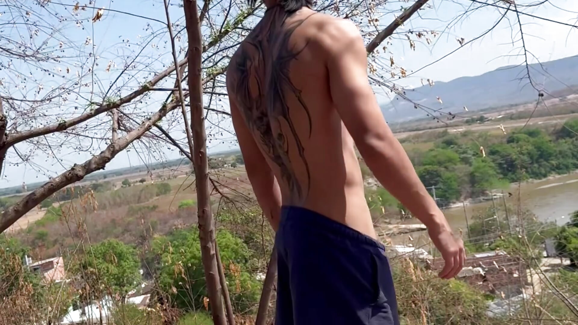 I got lost in the forest and my dick asked to get out