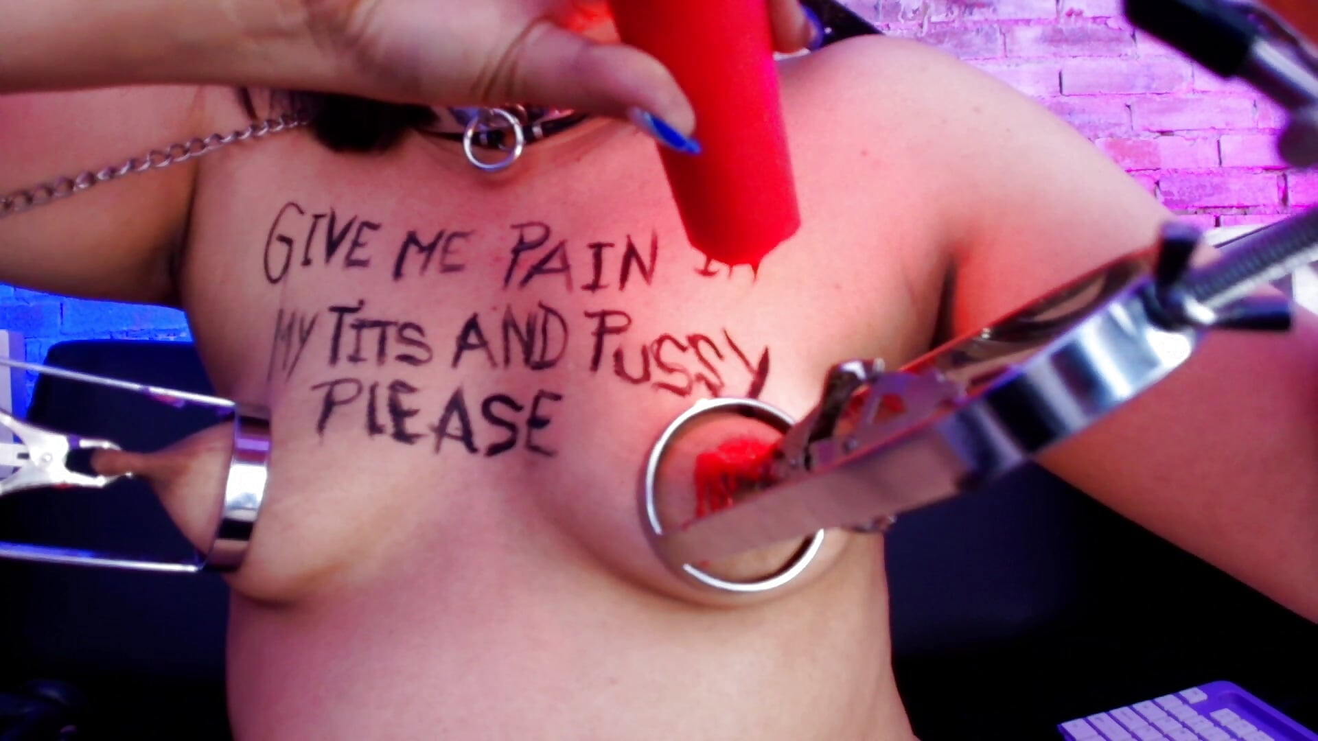 lot hot wax with my strecth nipples, this is more pain more fun - jessy_capelli adlı kamera modelinin videosu