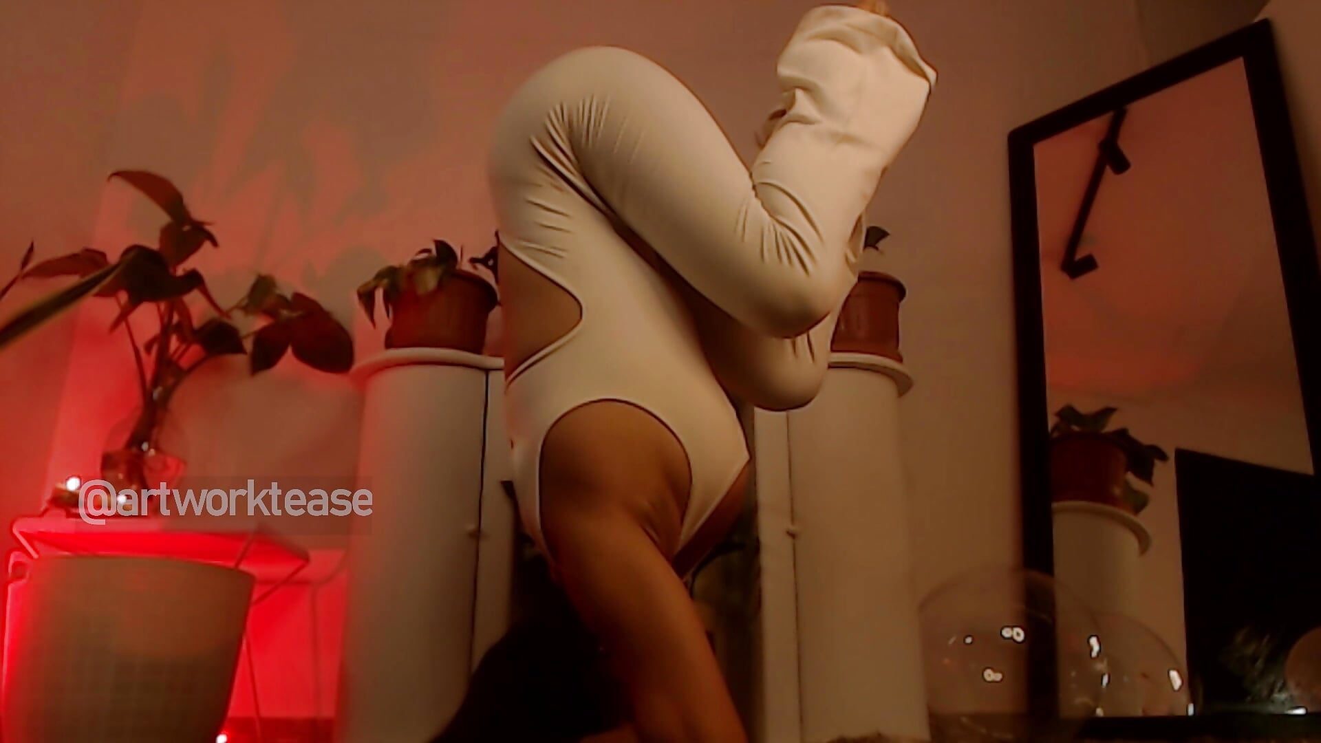 Sexy yoga - βίντεο μοντέλου Artworktease