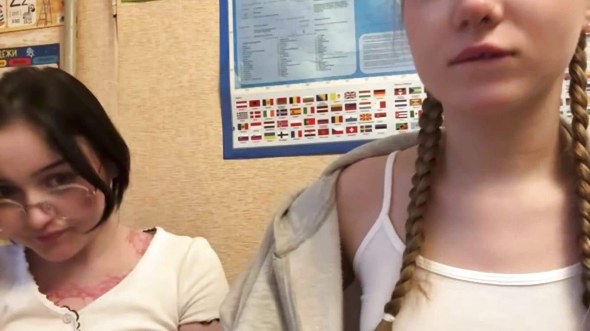 Lulu show booty in panties at school classroom🍑🪑 - video by bambi_lu cam model