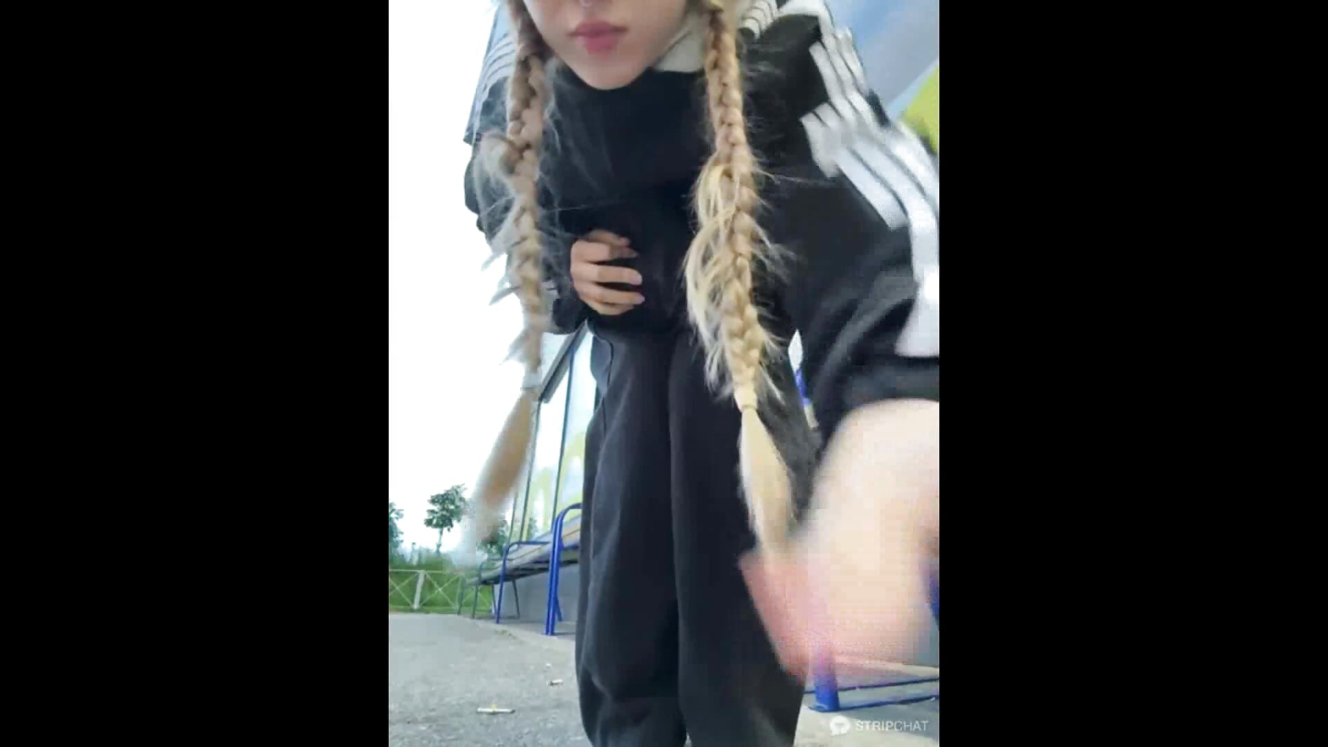 Prove Im walking barefoot on the street🤪 - video by bambi_lu cam model