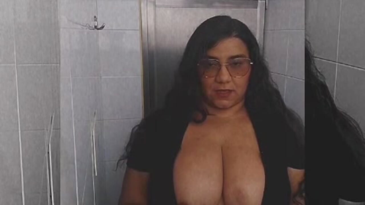 Naughty student flashing my big tits at the university bathroom! 🏫🍒🔥