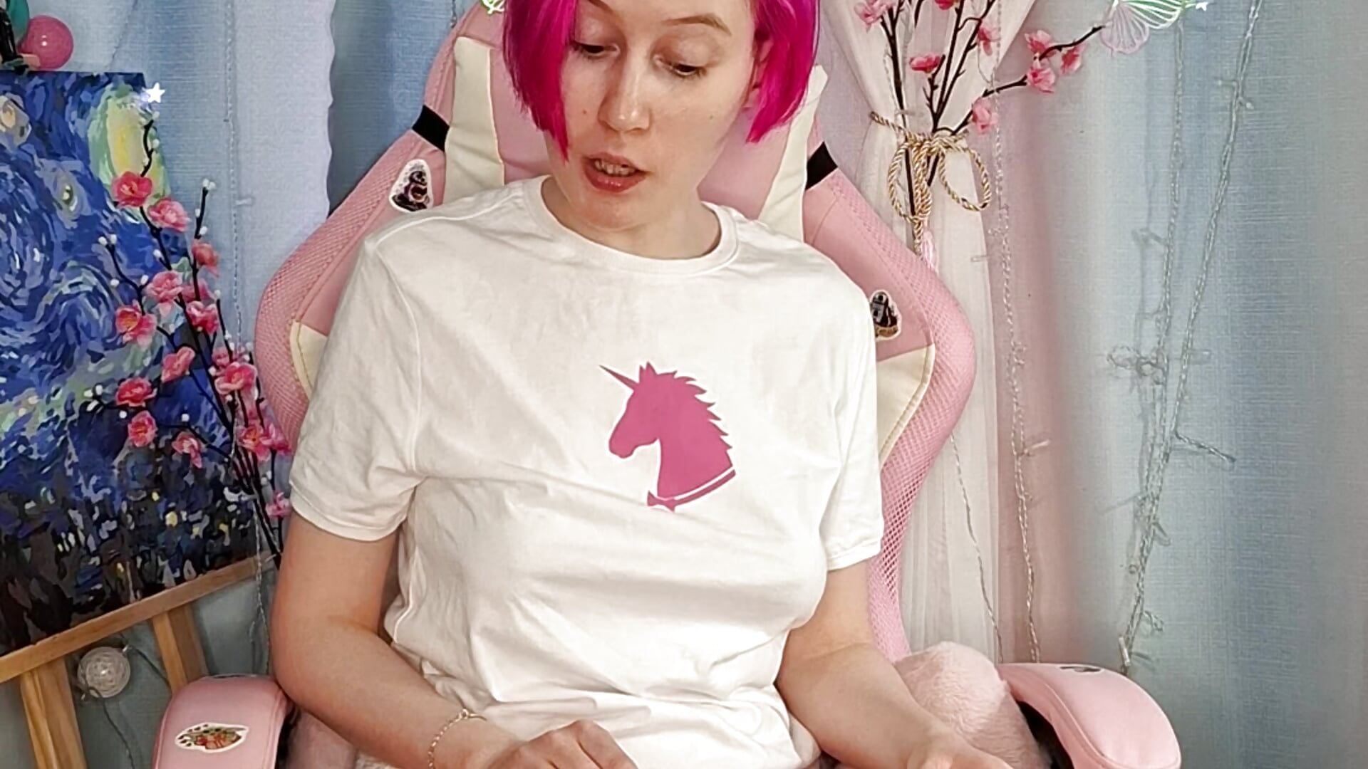 🌻Do you want to dream with me? ૮ ˶ᵔ ᵕ ᵔ˶ ა - video od modelky/modela Fuzzy_Unicorn