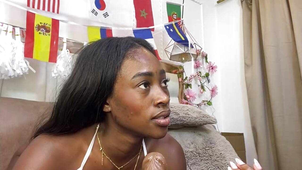 She sucks it like a goddess