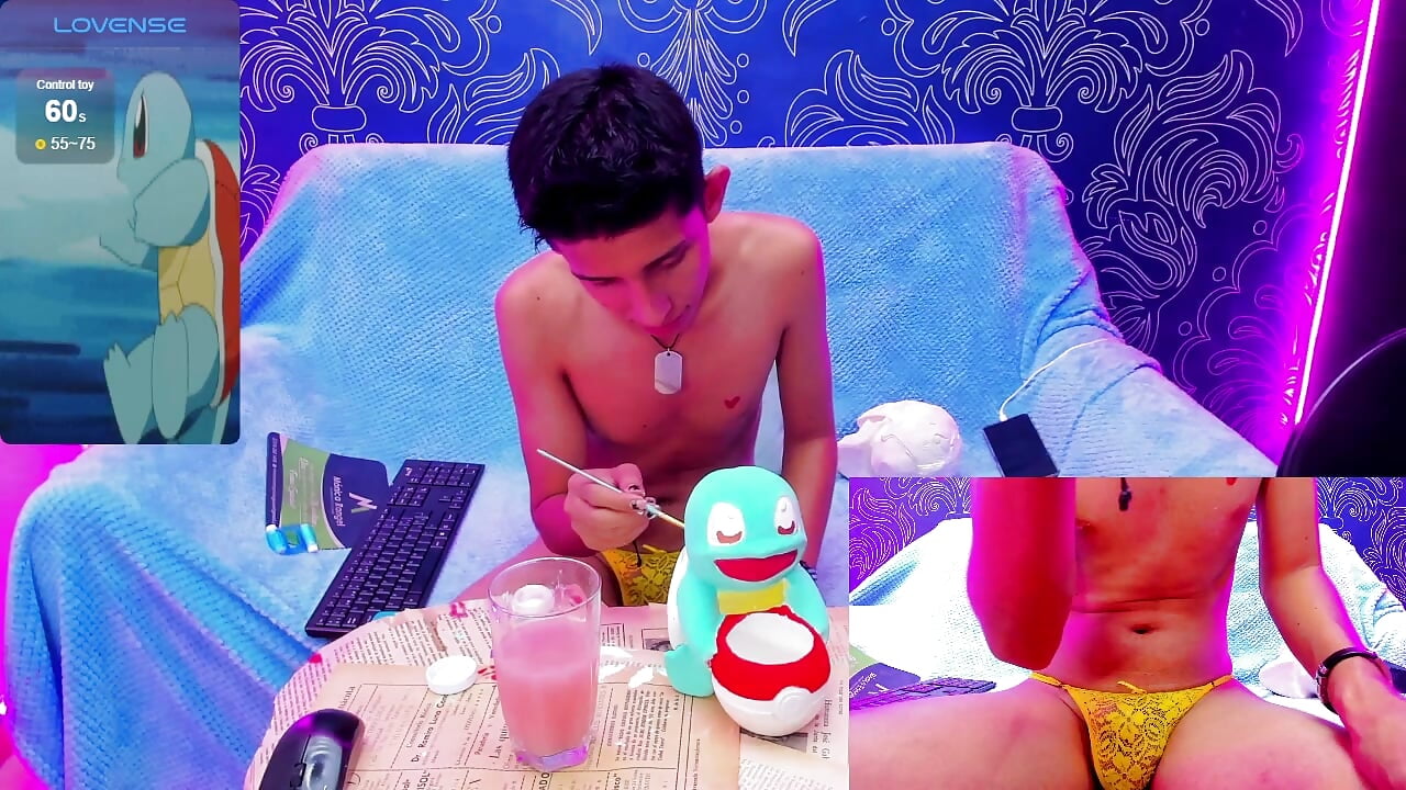pintando pokemon - video by gomitaboy_1 cam model