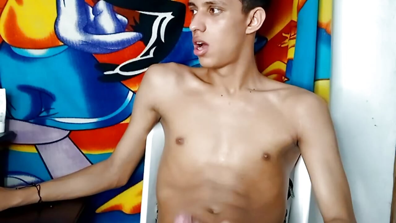 PLAYING WITH A HARD COCK