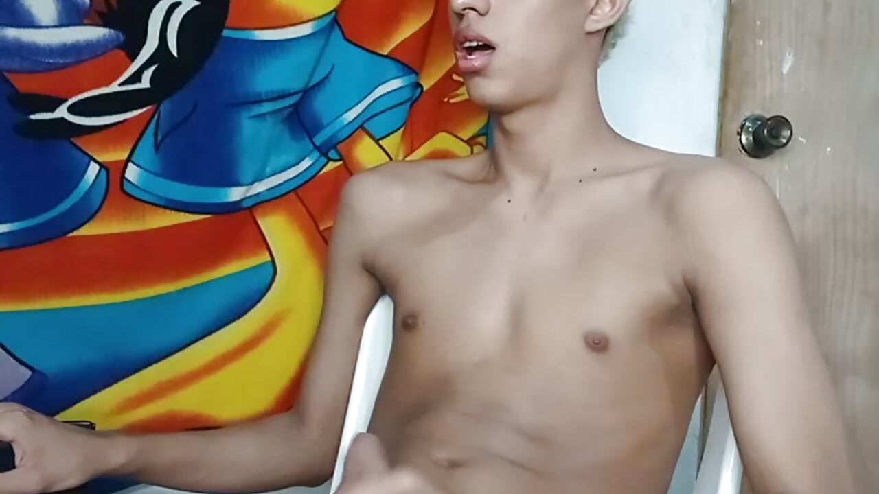 Cum on my abdomen private show