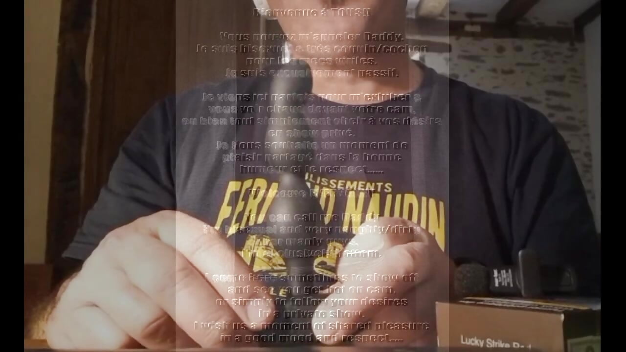 controlez mon plaisir anal / control my toy - video by DadBearBi cam model