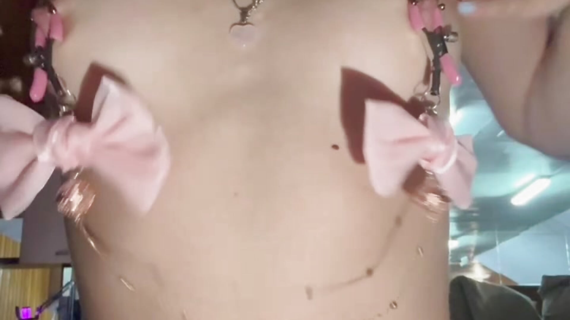 Nipps with clamps❤👀 - video by Your_Jewerly cam model