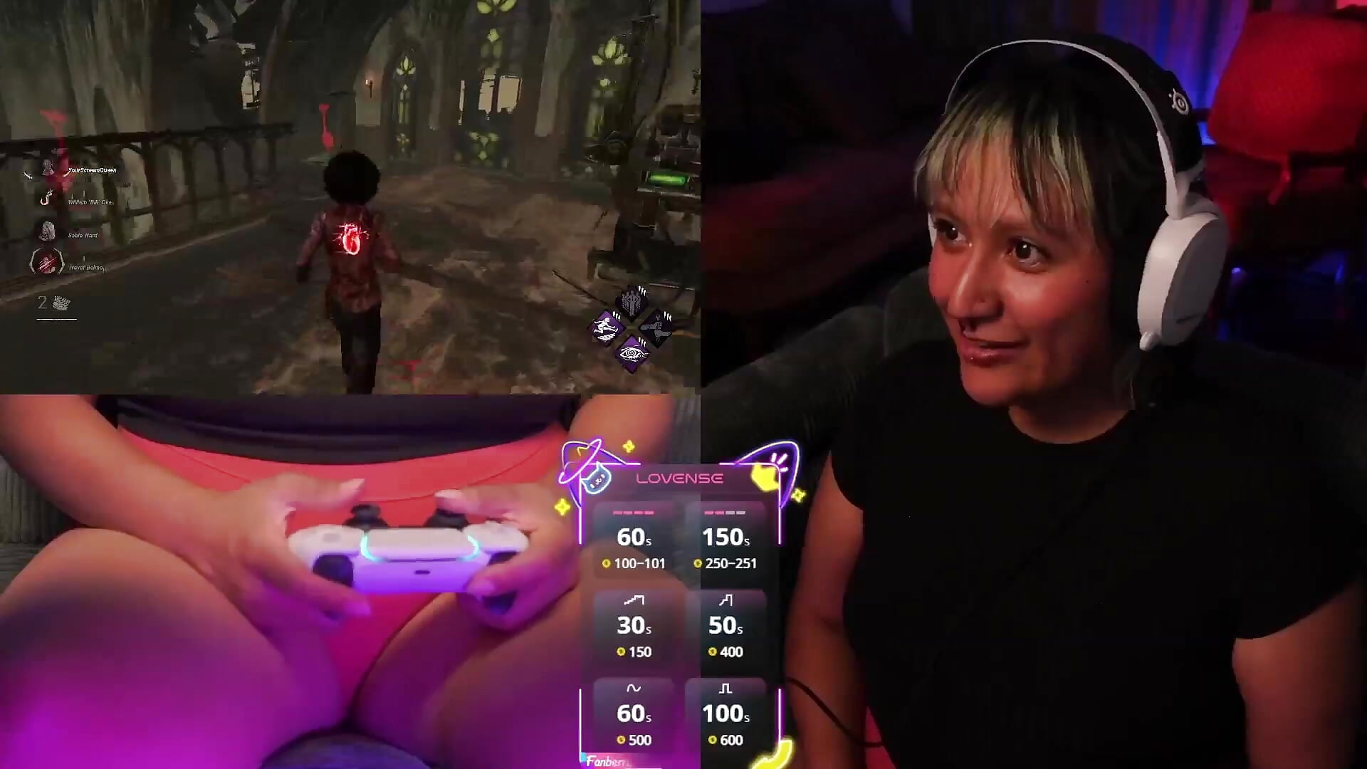 Playing DBD - vídeo de YourScreamQueenLuna modelo de câmara