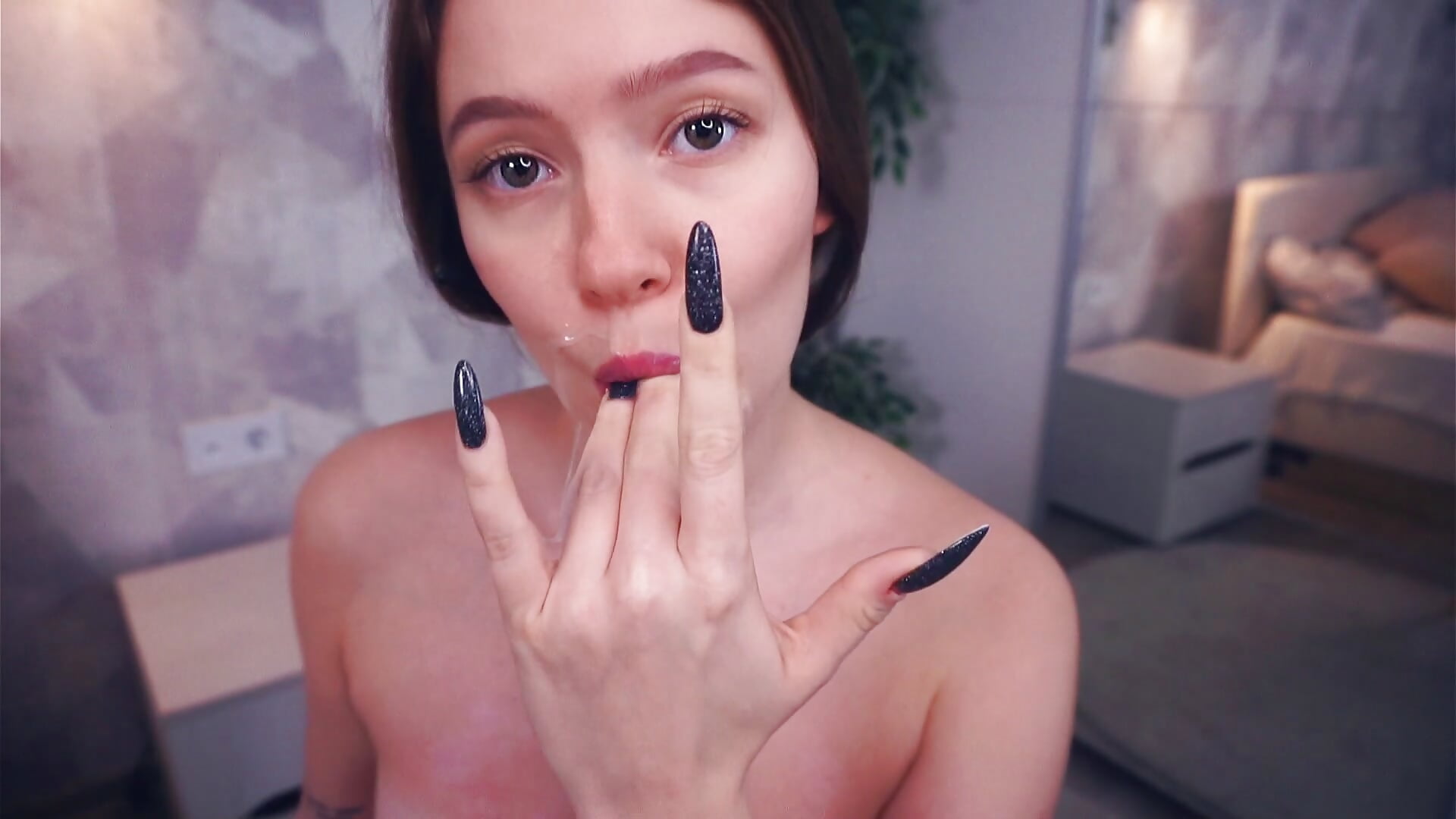 Deep throat, I ended up covered in cum