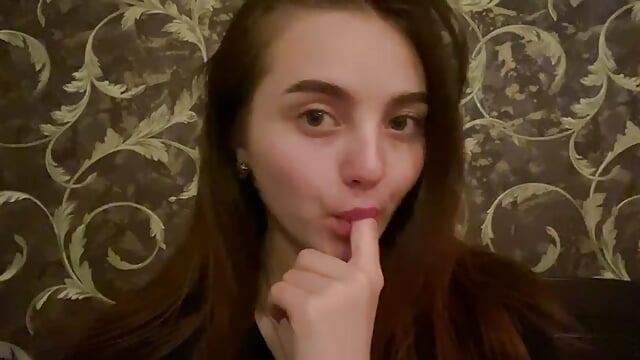 Licking my gentle finger - video by LoraDavi cam model
