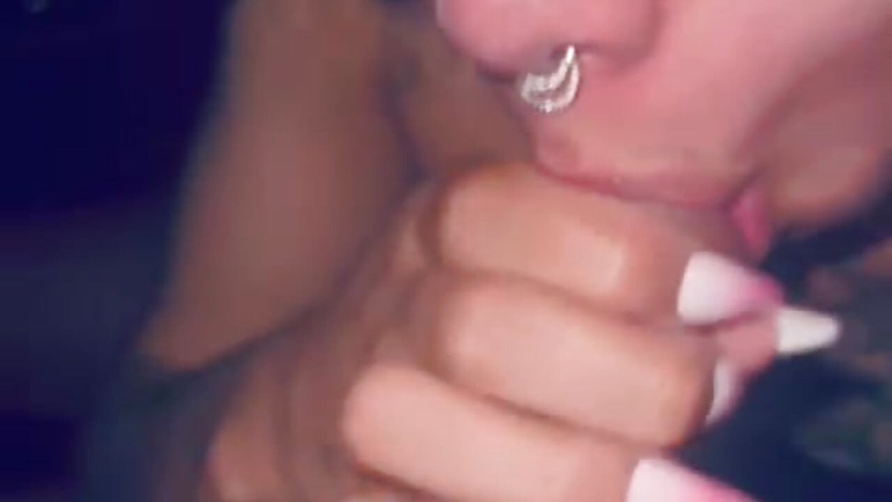 Cum in the mouth in public