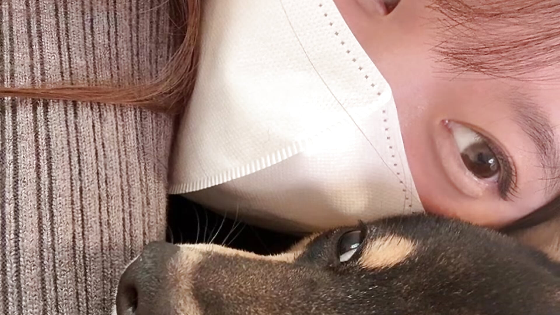 天使🐶と撮りました(えっちじゃないやつ😖