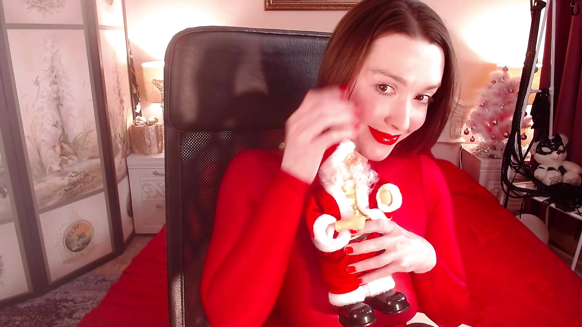 Who want to be my Santa?🎅💋💕 - วิดีโอโดย SofiaBimboss โมเดลแคม