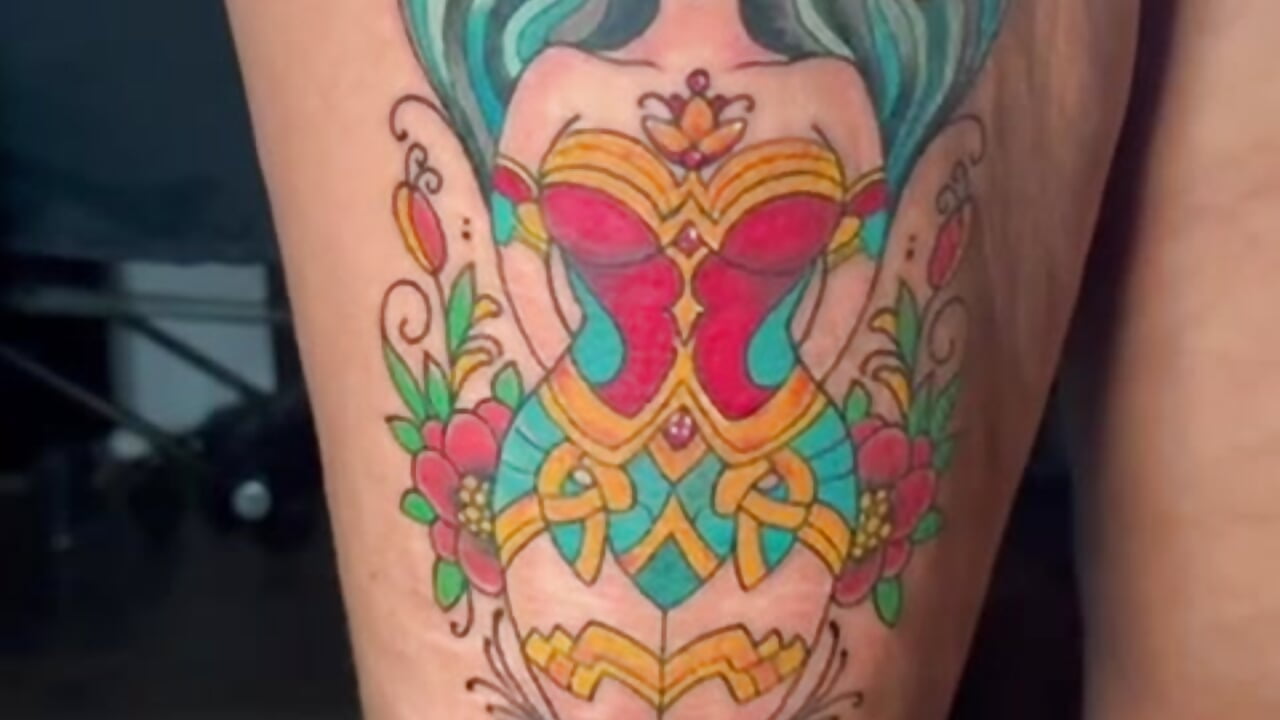 New tattoo- woop woop - video by LovelyLucinda cam model