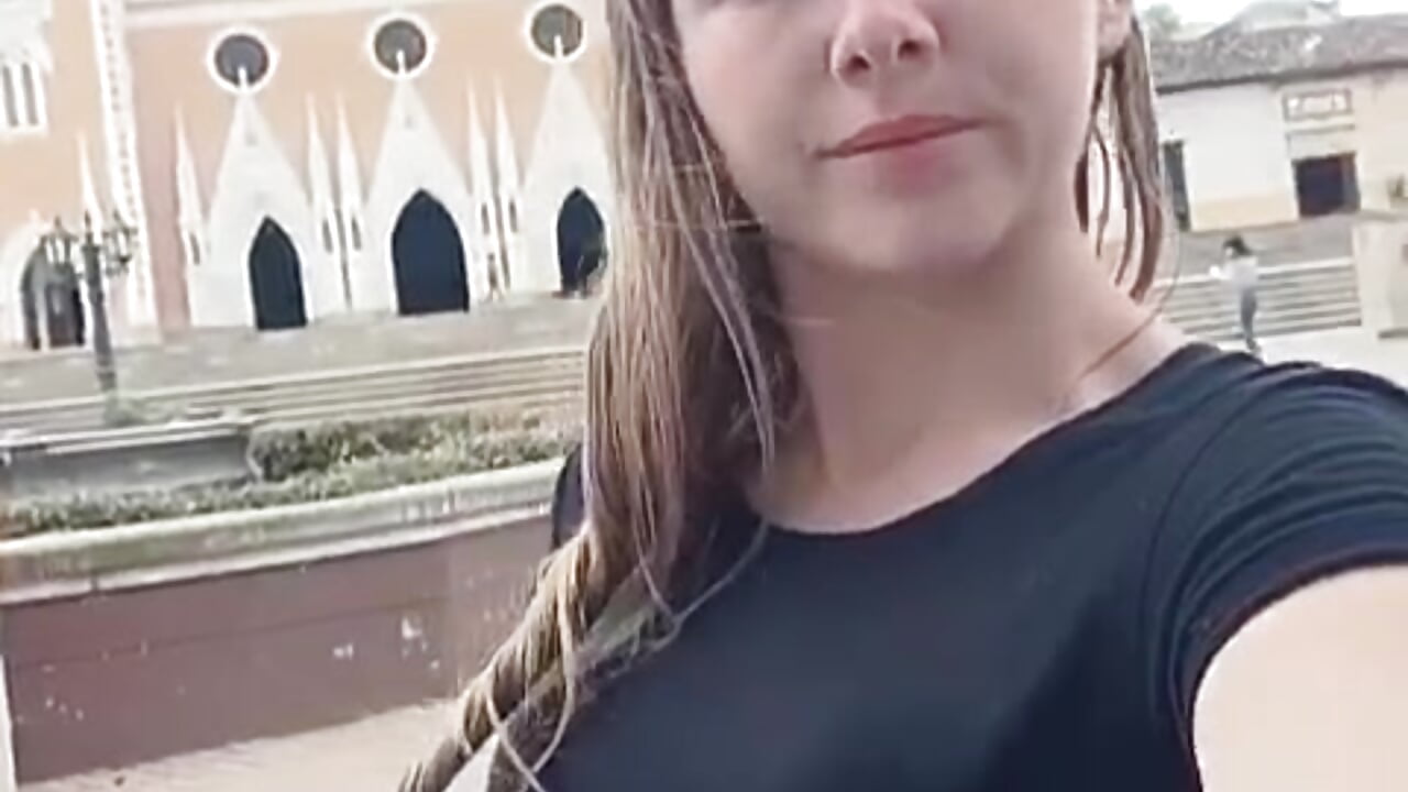 Angie in the village - video by Angiehuston1 cam model