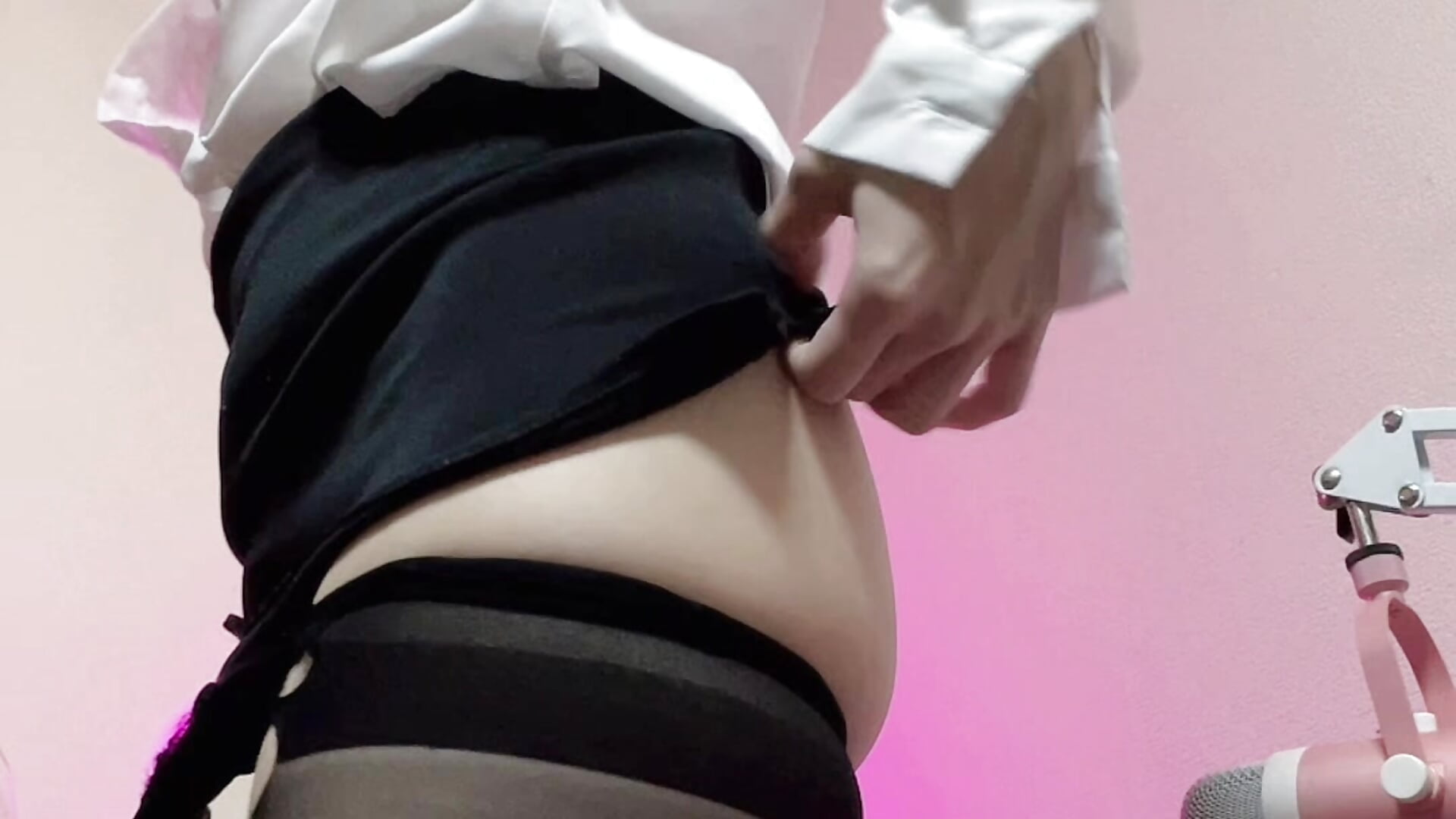 えまの事後🩷タイツ脱ぎ脱ぎタイム🩷