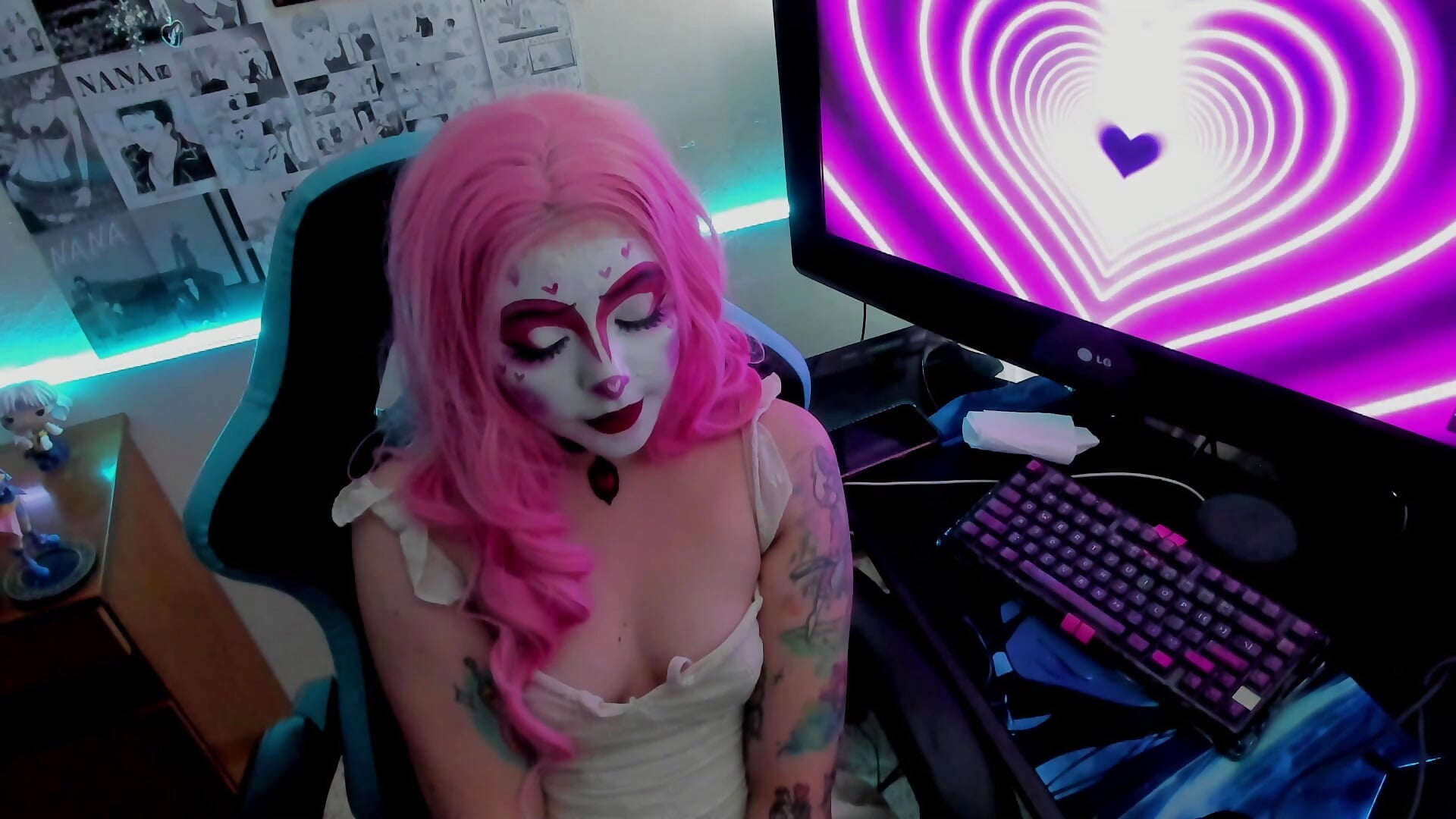 Pink petite clown - video oleh model kamera Makii_33