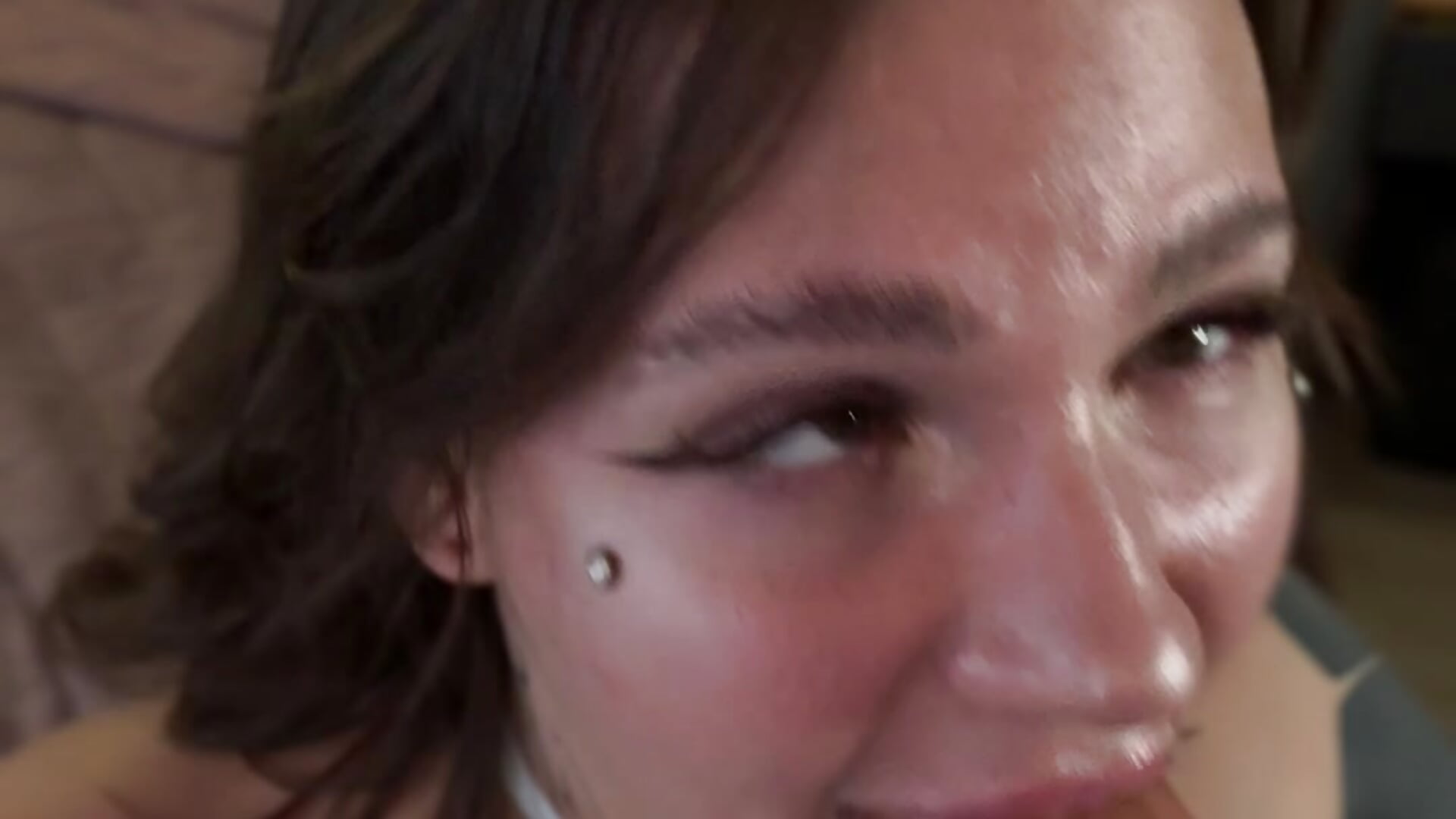 messy deepthroat