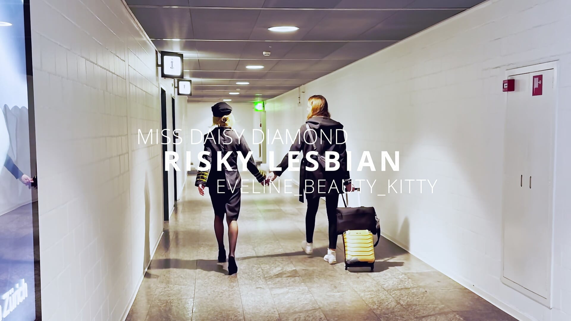 Trailer: Turbulence at the Terminal LESBO Flight Attendant - Eveline_Beauty_Kitty 캠 모델의 동영상
