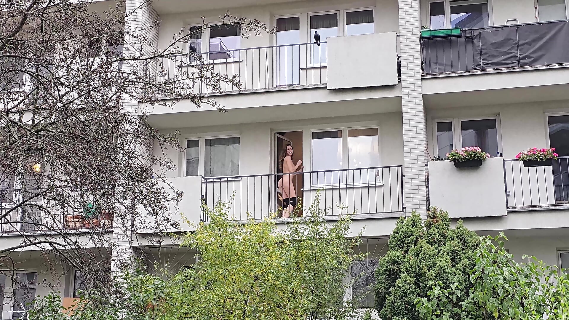 Balcony show - vídeo de la modelo de cam Eveline_Beauty_Kitty