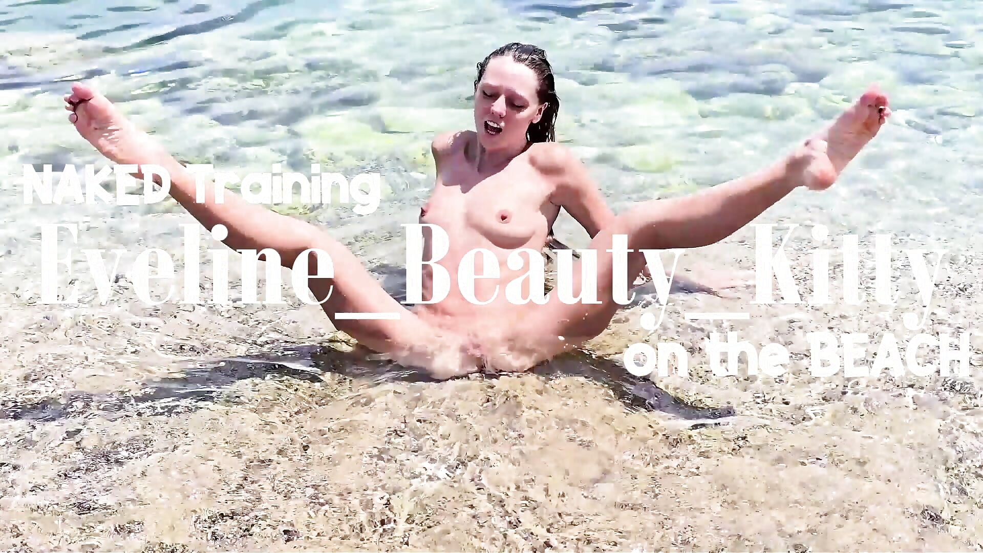 🔥Trailer🎬 NAKED Training on the BEACH - video by Eveline_Beauty_Kitty cam model