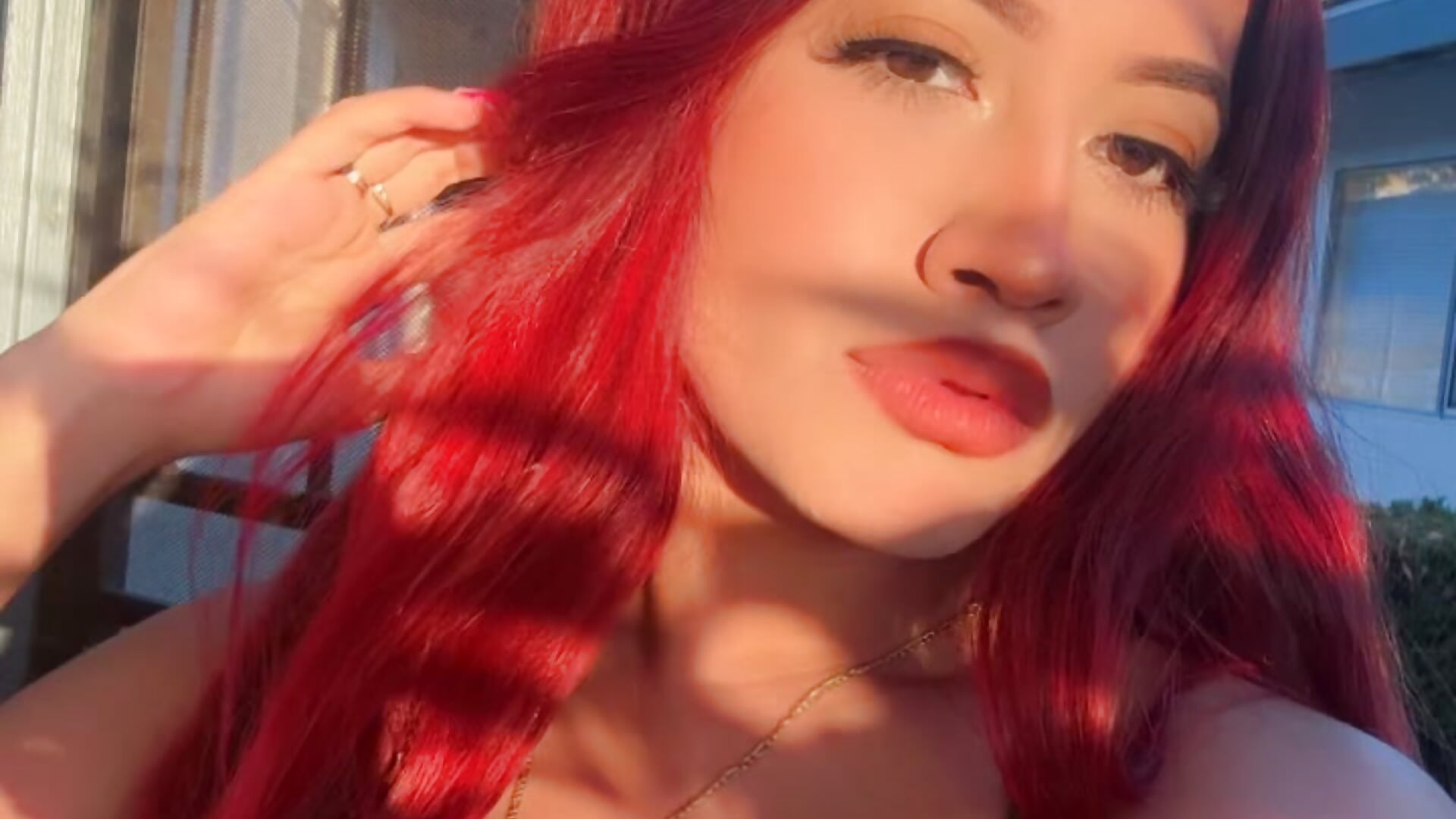 Feeling like going back back to fire red ❤️❤️‍🔥❤️‍🔥 - video by Moremreed_latina cam model