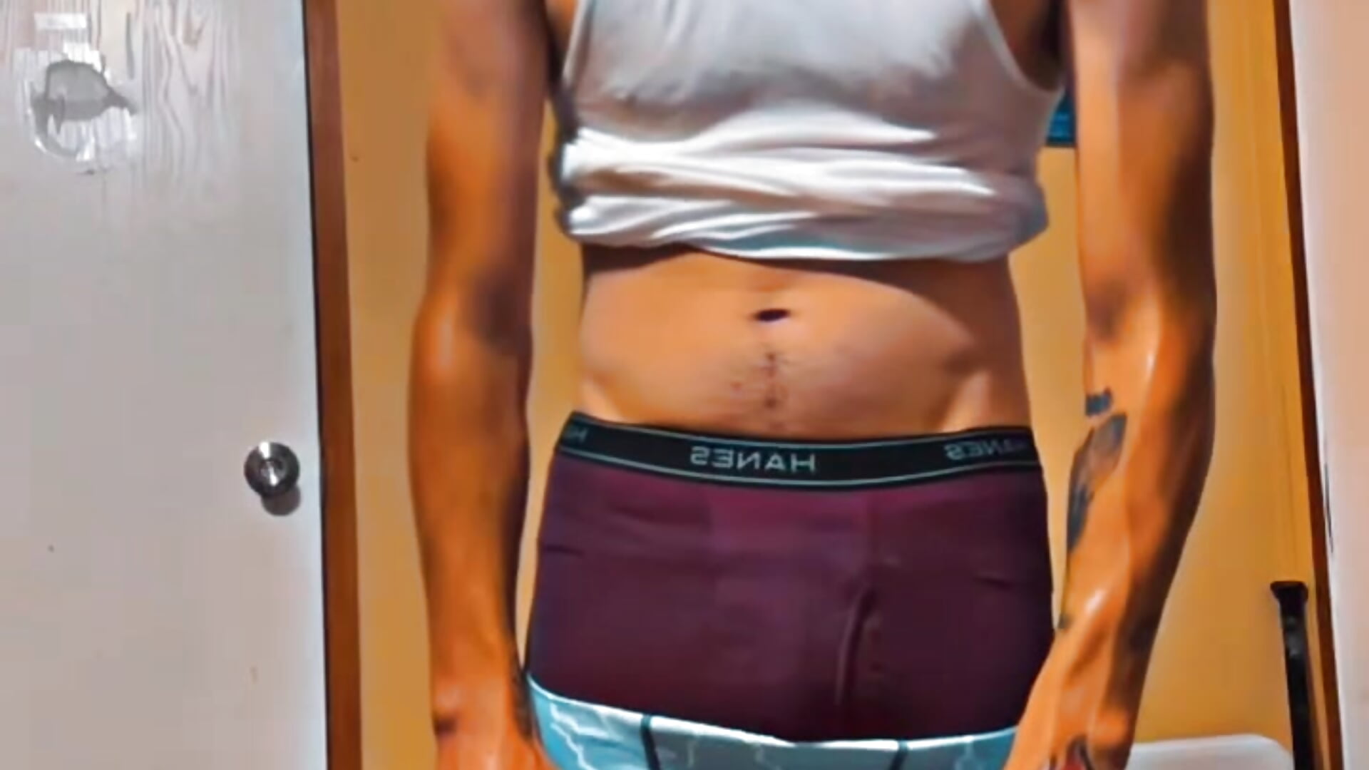 Modeling my different pairs of Boxer Briefs - video by strokeslottabwc cam model