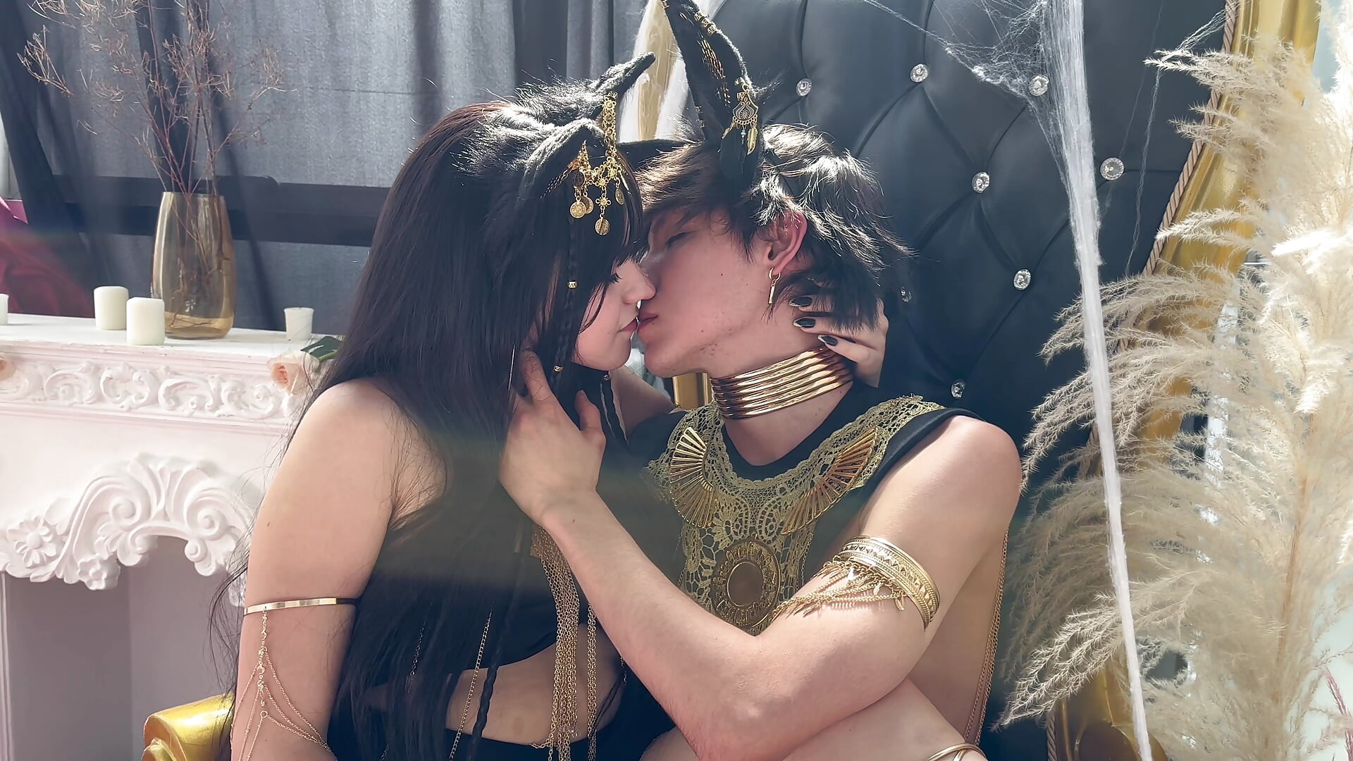 We will be your Egyptians gods...😈🔥 - video by Daphne_And_Roger cam model