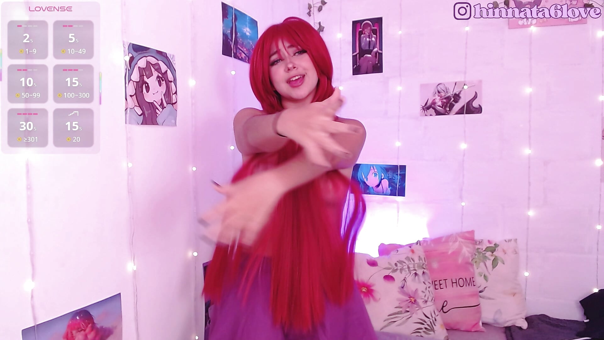 Rias dance and celebrate 4000  followers - video by hinnata_lovely cam model