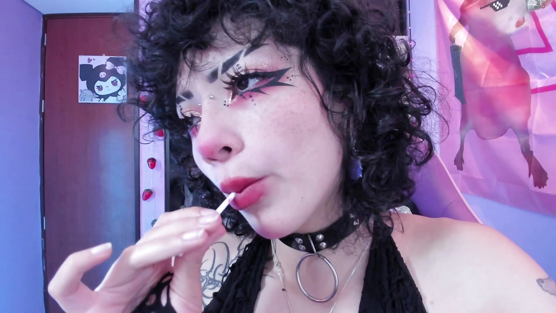 Sexy lollipop lick – video od webkamerové modelky Vero_Osb_