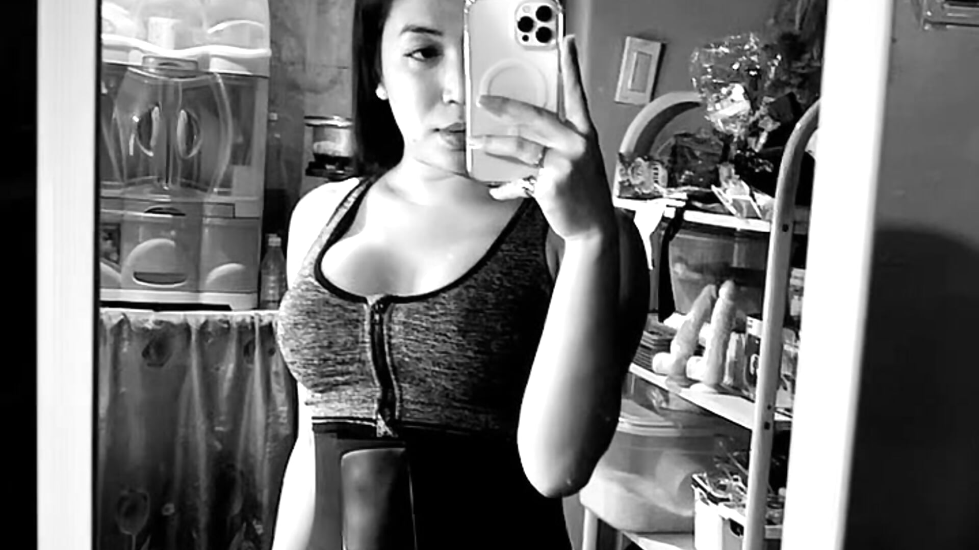 Feel hot when the music on. 😜 - video by NicoleRoseTS cam model