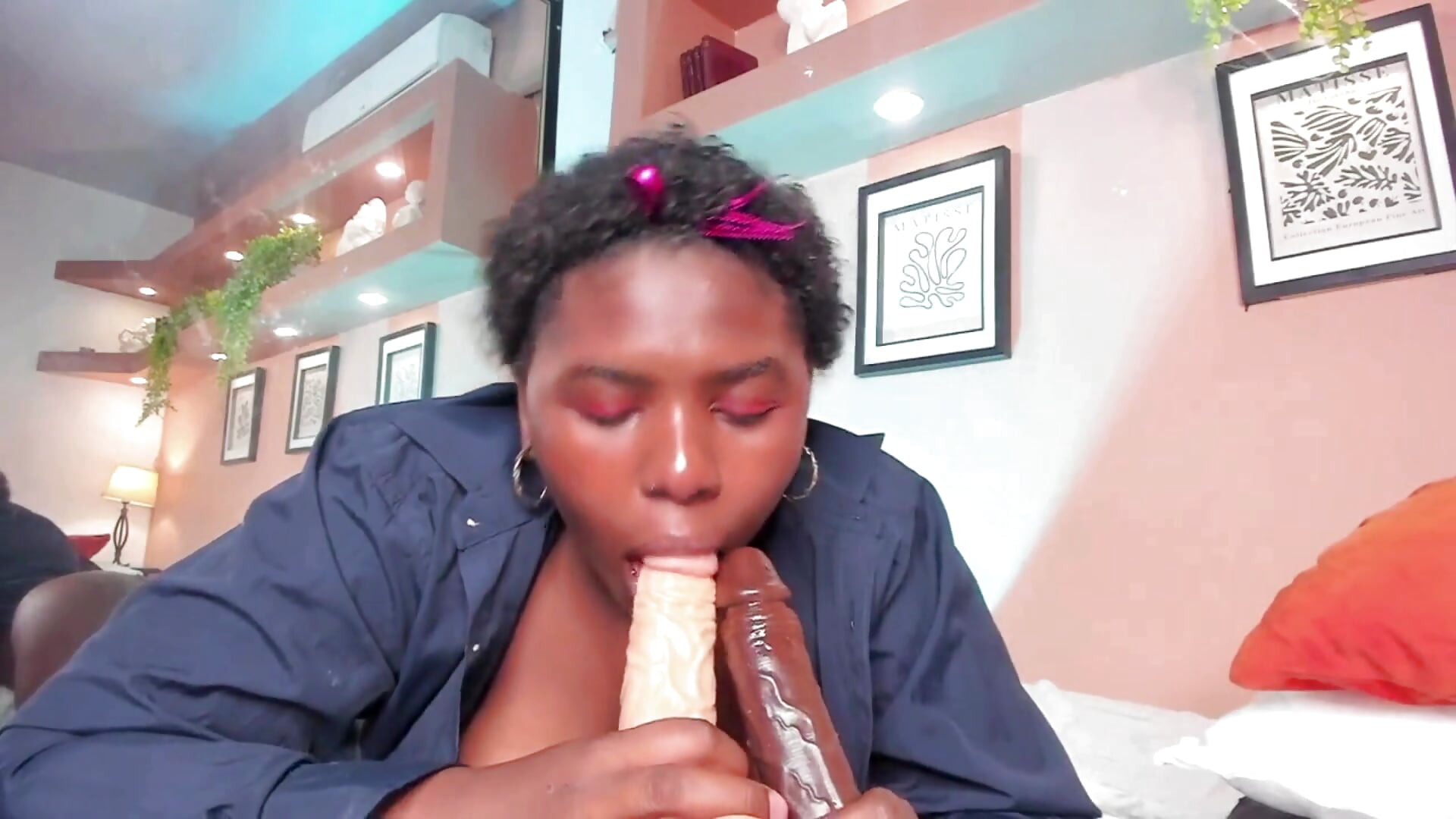 Double trouble: Both inside my throat! 🥵💦