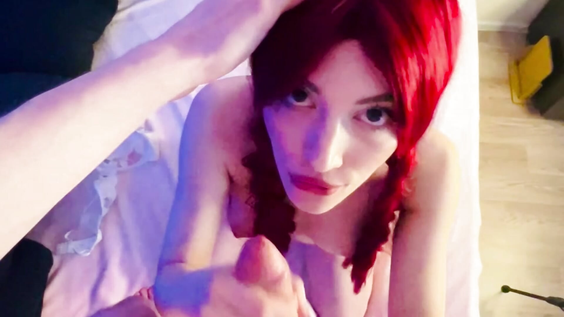 POV: blowjob, missionery, reverse cowgirl, cum in face, hadjob and titsjob. - video di Foxy_and_Rabby modella di cam